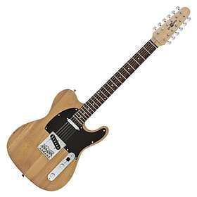 Gear4music Knoxville Deluxe 12 String Electric Guitar Natural