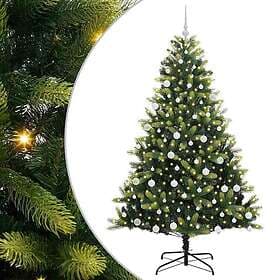 vidaXL Hinged Green 180cm 300 LEDs
