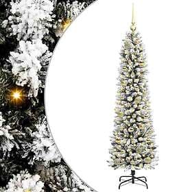 vidaXL Artificial Tree Green and White 150cm