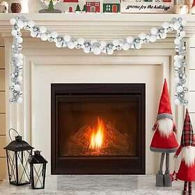 vidaXL 42019696 Christmas Ball Garland 1.9m