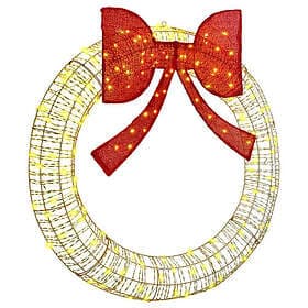 vidaXL 42019138 Wreath with 150 LEDs 1.2m
