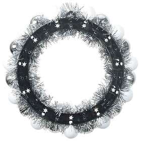 vidaXL 42019685 Christmas Ball Wreath 33cm 2pcs