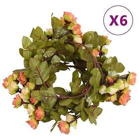 vidaXL 359063 Christmas Flower Garland 2.2m