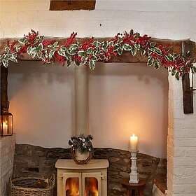 Smart Garden 2543101 Christmas HollyBerry Garland 1.8m
