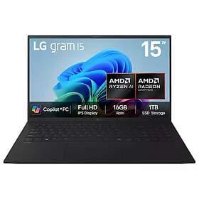 LG gram 15Z80T-G.AU78A1 15.6" Ryzen AI 7 350 16GB RAM 1TB SSD Radeon 860M