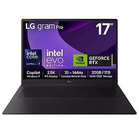 LG gram Pro 17Z90TR-E.AD88A1 17" Core Ultra 7 255H 32GB RAM 1TB SSD RTX 5050