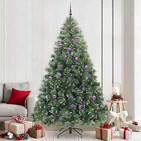 vidaXL Artificial Tree Green 240cm 300 LEDs