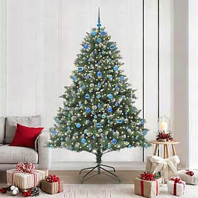 vidaXL Artificial Tree Green 210cm 300 LEDs