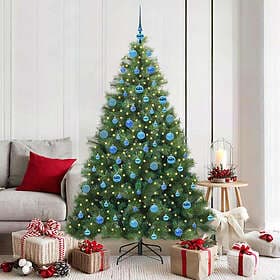vidaXL Artificial Tree Green 180cm 300 LEDs