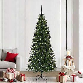 vidaXL Artificial Tree Green 210cm 300 LEDs