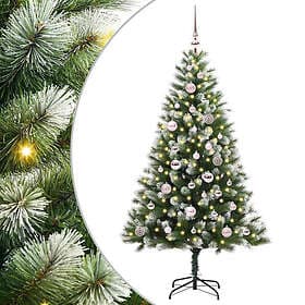 vidaXL Artificial Tree Snowy 150cm