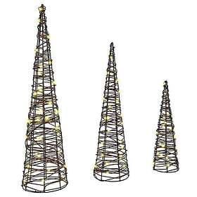 vidaXL Artificial Tree Warm White 80cm 90 LEDs