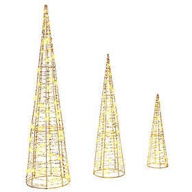 vidaXL Artificial Tree 80cm 90 LEDs