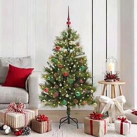 vidaXL Artificial Tree Hinged Green 150cm
