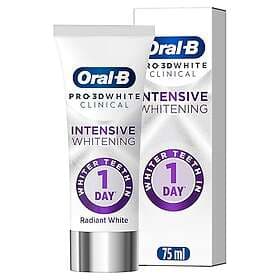 Oral-B Pro 3D White Clinical Intensive Whitening Radiant White Toothpaste 75ml