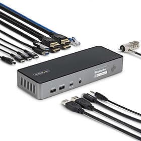 StarTech USB-C Docking Station with 2x DP, 2x HDMI, USB-C, 2.5GbE, TAA Compliant