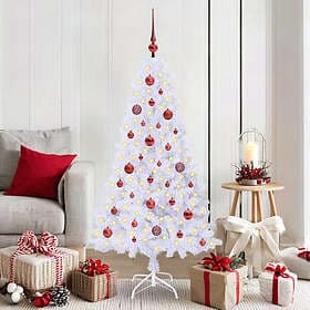 vidaXL Artificial Tree White 150cm 150 LEDs