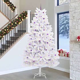 vidaXL Artificial Tree Hinged 300cm 300 LEDs