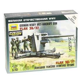 Zvezda 1/72 German Heavy Anti-Aircraft Gun 88mm Flak 36/37