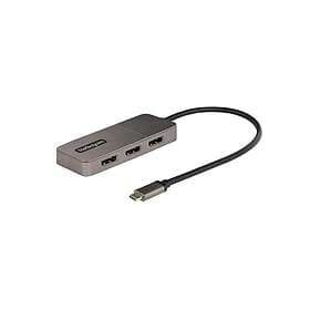 StarTech USB-C to Triple DisplayPort 1.4 MST Hub MST14CD123DP