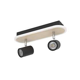 EGLO RIMBOCCHI SPOT RAIL L340 12W 1500LM PUU/MUSTA