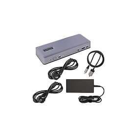 StarTech DK31C3MNCRUE Multi Monitor USB-C Dock, 3x 4K30 / 2x 4K60, 7-Port USB Hu