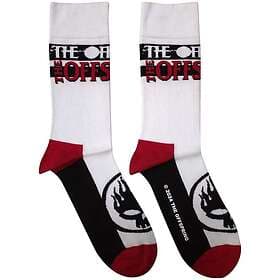 The Offspring Flaming Skull Logo Ankle Socks