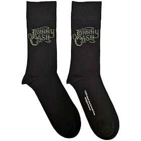 Johnny Cash Text Logo Ankle Socks (Unisex)