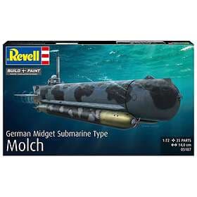 Revell 1/72 German Type Molch Mini Submarine