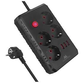 Maclean MCE393 4 Outlets + USB 3m