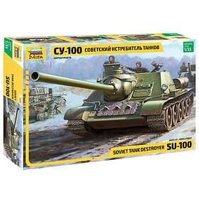 Zvezda 1/35 SU-100 Soviet Tank Destroyer WWII