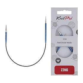 KnitPro Zing Circular Needles 25cm 4.00mm