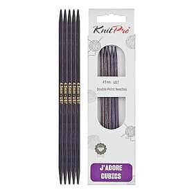 KnitPro J'Adore Cubics Double Pointed Needles 20cm 4.50mm