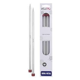 KnitPro Nova Metall Single Point Knitting Needles 40cm 7.00mm