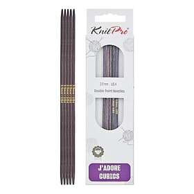 KnitPro J'Adore Cubics Double Pointed Needles 20cm 3.50mm