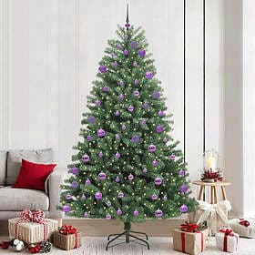 vidaXL Artificial Tree Hinged Green 240cm