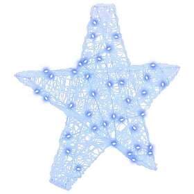 vidaXL 42019100 3D Star with 50 LEDs Acrylic 55x53.5x10cm