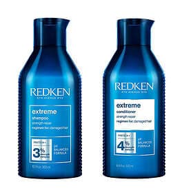 Redken Extreme Strength Builder Plus Set (Shampoo 300 ml + Conditioner 500 ml - 