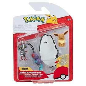 Pokémon Battle Figure Set Eeve, Gladiantri, Smettbo