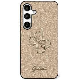Guess Glitter Big 4G Metall Logo Case for Samsung Galaxy S25