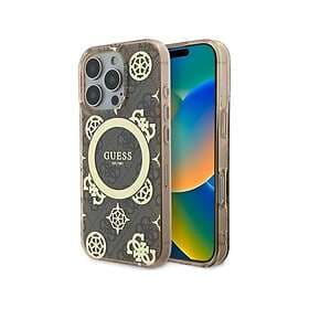 Guess IML Peony MagSafe Case for iPhone 16 Pro Max