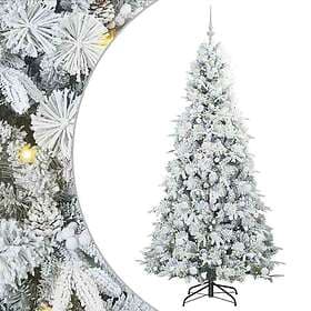 vidaXL Hinged White 210cm 300 LEDs 3397500