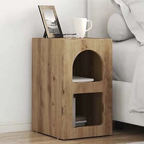 vidaXL Nightstand Artisan Oak 29,5 x 35 x 50 cm Constructed Wood 891243