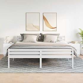 vidaXL Nightstand With 2 Drawers White 40x36x50cm 858786