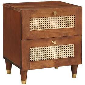 vidaXL Nightstand With Drawer Brown 40 x 33,5 x 46 cm 4018878