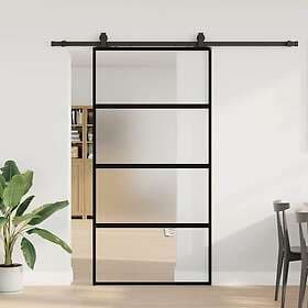 vidaXL Sliding Door 3375971 Black 102,5x205 cm
