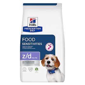 Hill's Prescription Diet z/d Food Sensitivities Low Fat Hydrolysed Soy 3kg