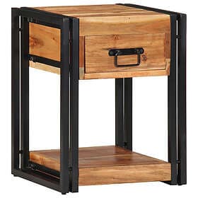 vidaXL 4016692 Nightstand With Drawer 40x35x50cm