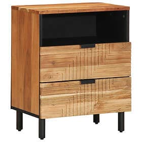 vidaXL 4017766 Nightstand With Drawer 50x33x62cm