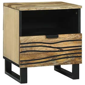 vidaXL 4017942 Nightstand With Drawer 40x33x46cm